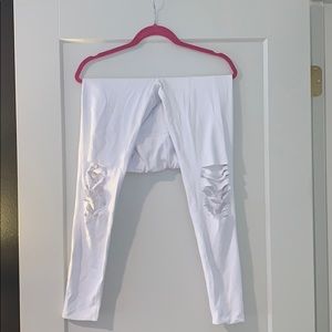 Mono B - high wasted leggings with cut outs